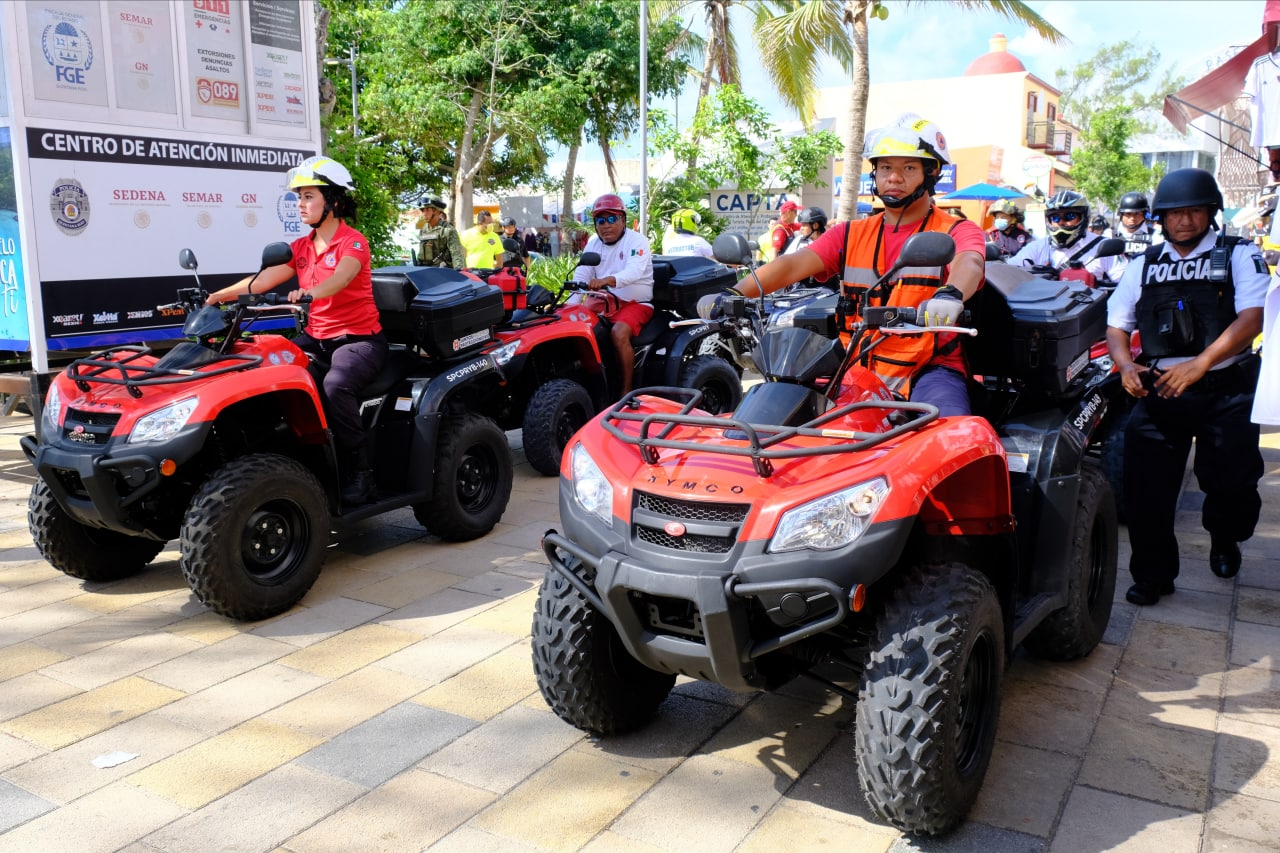 Dan banderazo a Plan Operativo de Verano 2022 de Playa del Carmen ...
