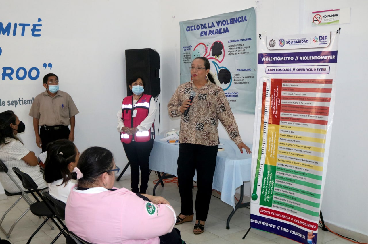 Imparten talleres sobre el Violentómetro en Playa del Carmen | Cancún Mío