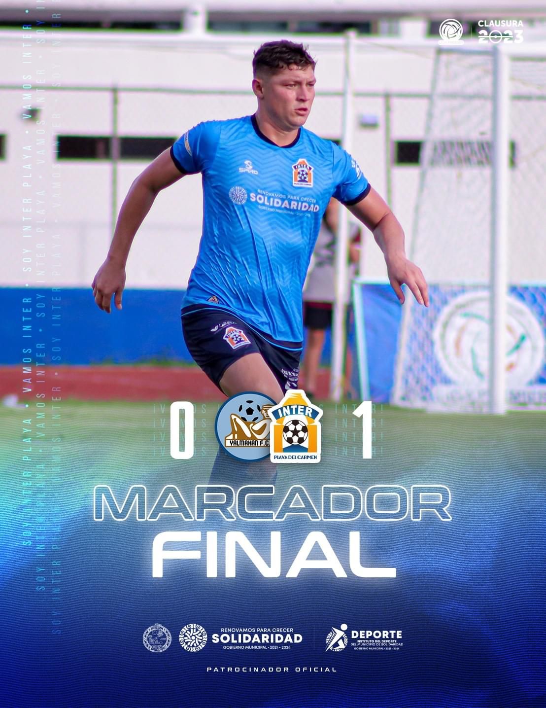 Inter Playa Diego Valanta anotó el gol ganador de Inter Playa contra Yalmakán ...