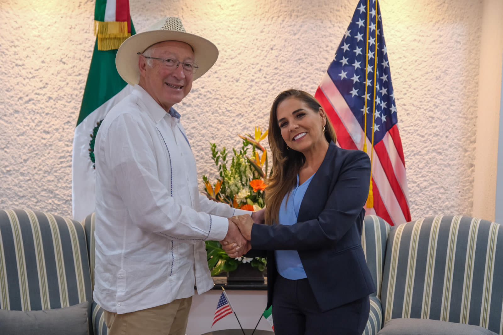 Mara Lezama se reúne con embajador de Estados Unidos de América para ...