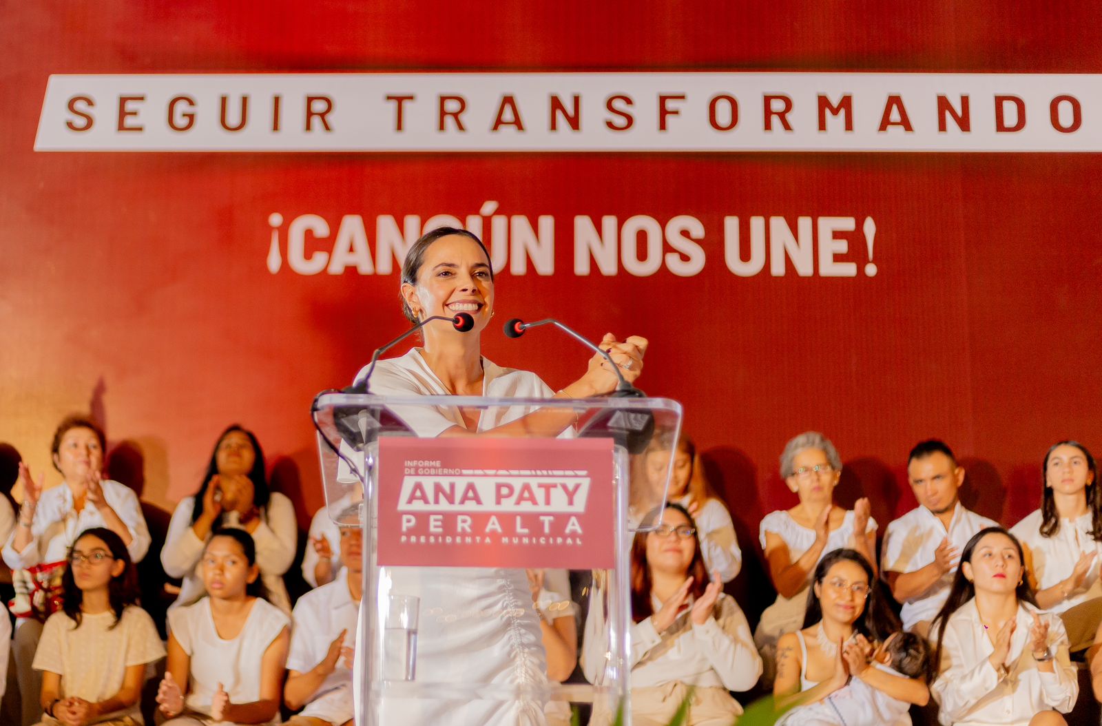 Ana Paty Peralta rinde informe de su gestión como presidenta en Cancún ...