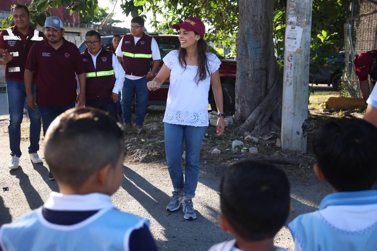 Ana Paty Peralta verifica trabajos de servicios públicos en la ...
