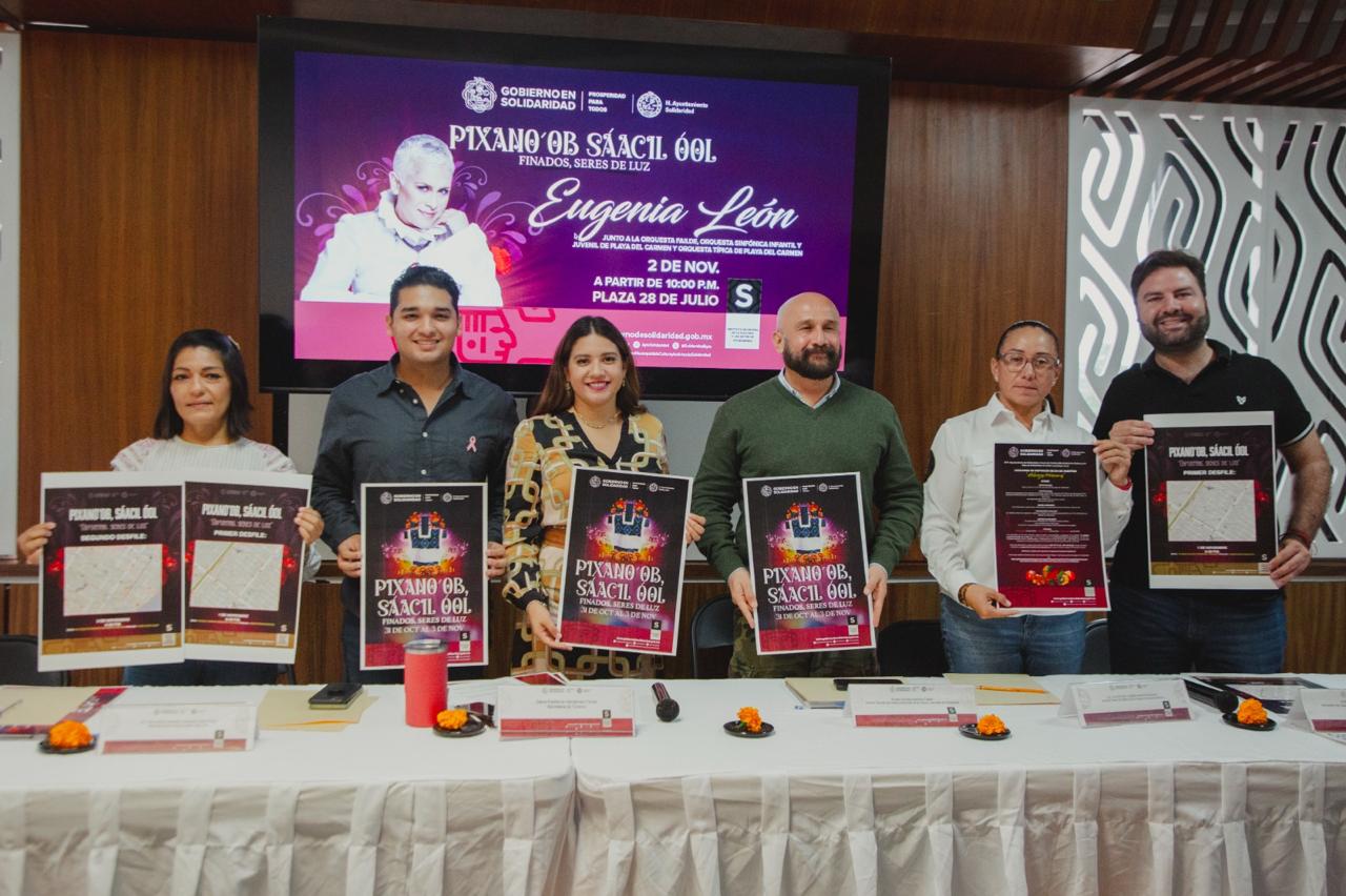 Solidaridad celebra Janal Pixan con festival y concierto de Eugenia León