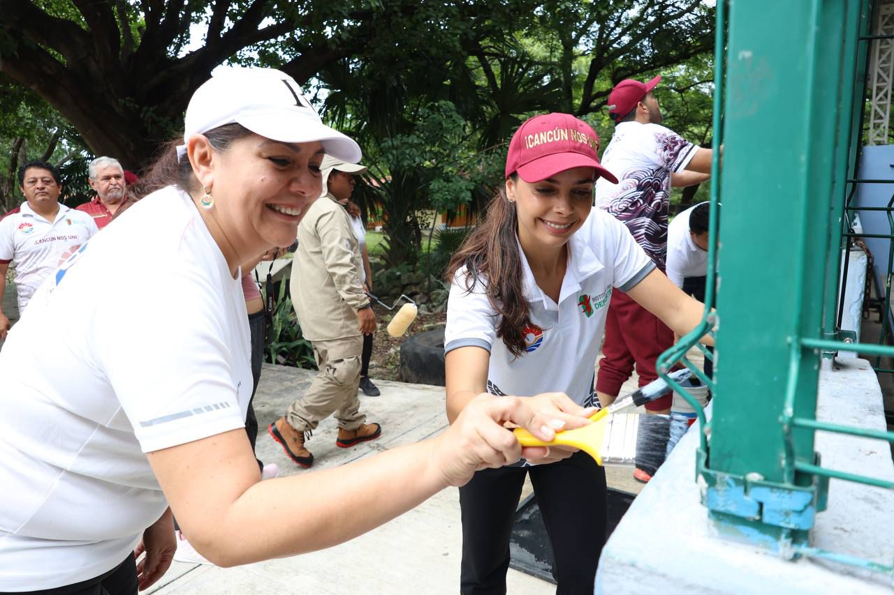 Ana Paty Peralta lidera rehabilitación de espacios deportivos