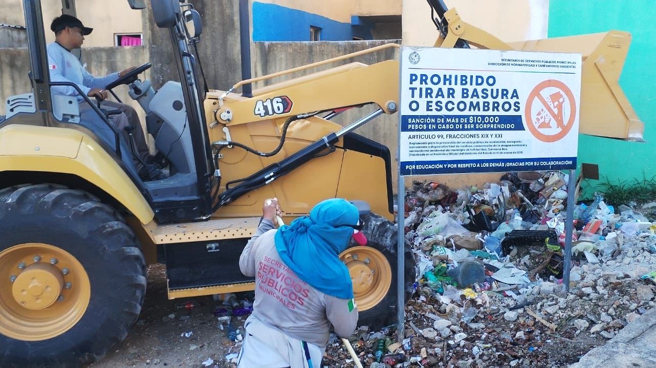 Retiran 46 toneladas de desechos en limpieza urbana en Playa del Carmen ...