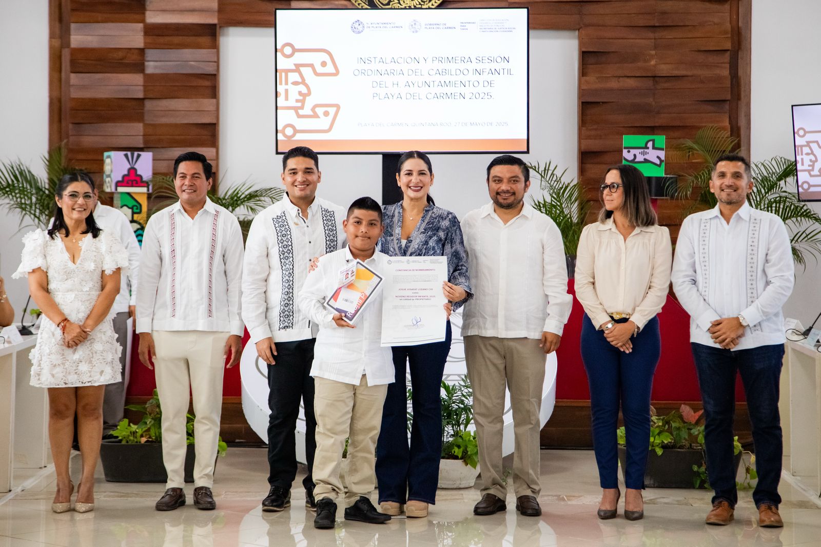 Instalan Cabildo Infantil 2025 en Playa del Carmen