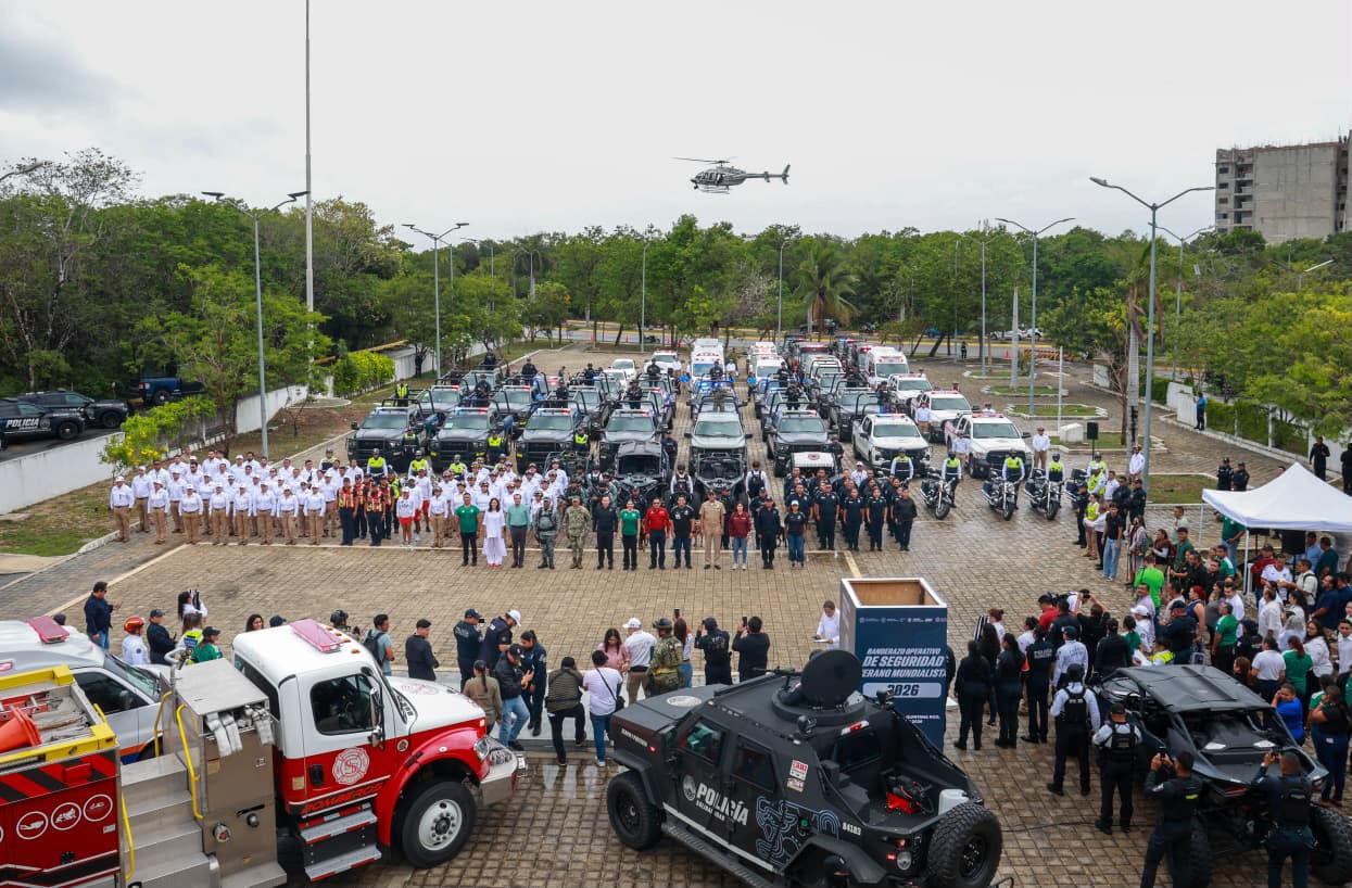 Playa del Carmen activa operativo mundialista